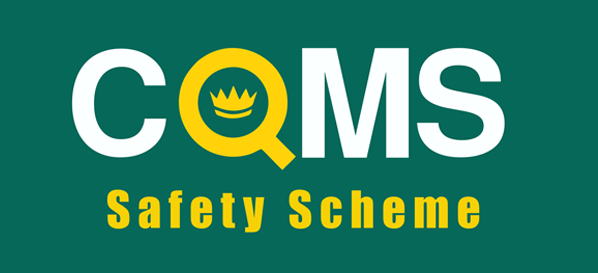 CQMS logo to demonstrate P J Murphy Group accreditation to its safety scheme